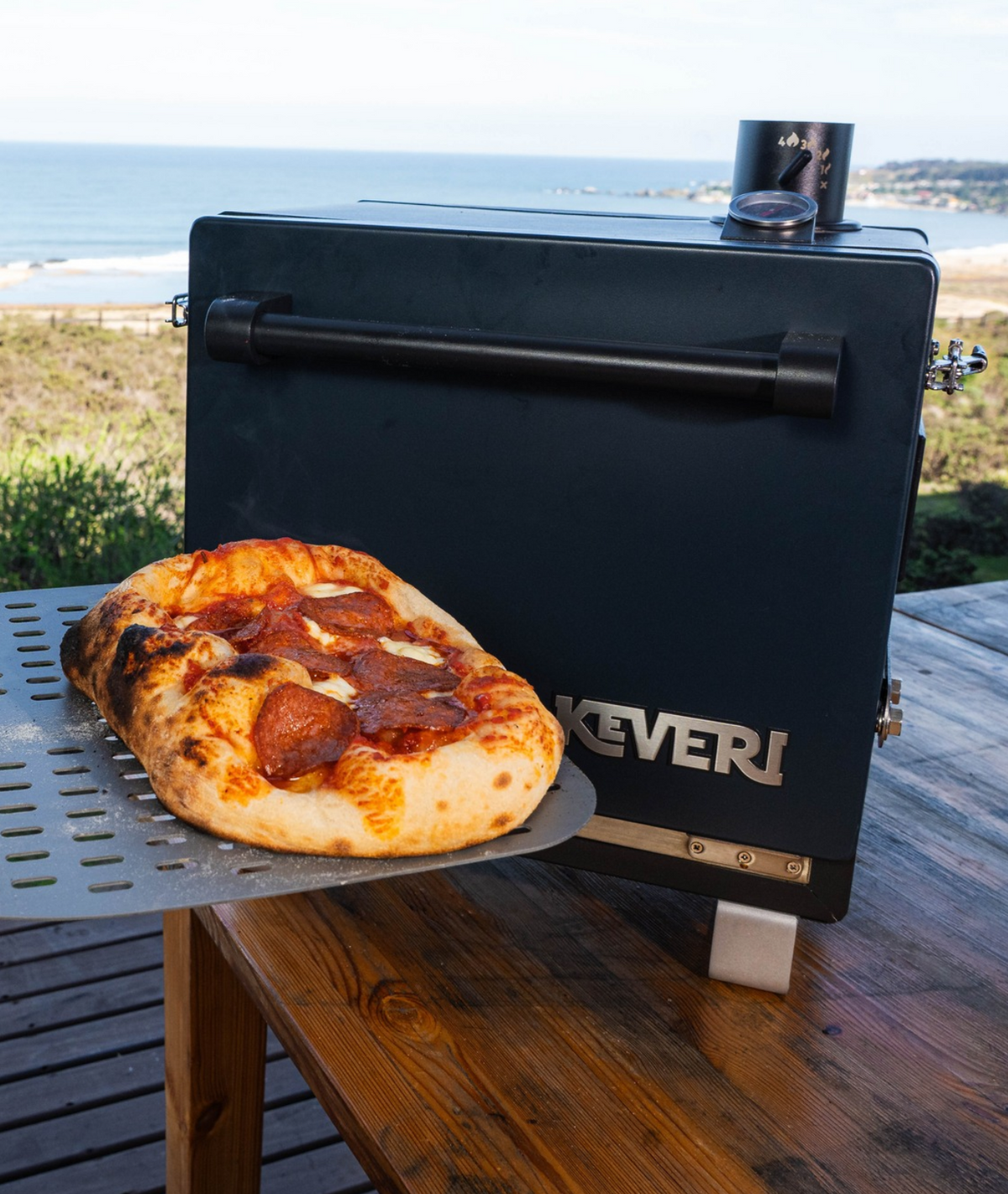Pizzas en Keveri H Mini: Pepperoni y Hongos